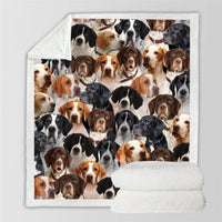 HKM-728595 Modern Printed Flannel Blanket for Pets - Available in Two Sizes