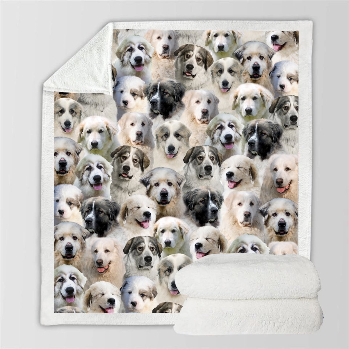 HKM-728595 Modern Printed Flannel Blanket for Pets - Available in Two Sizes