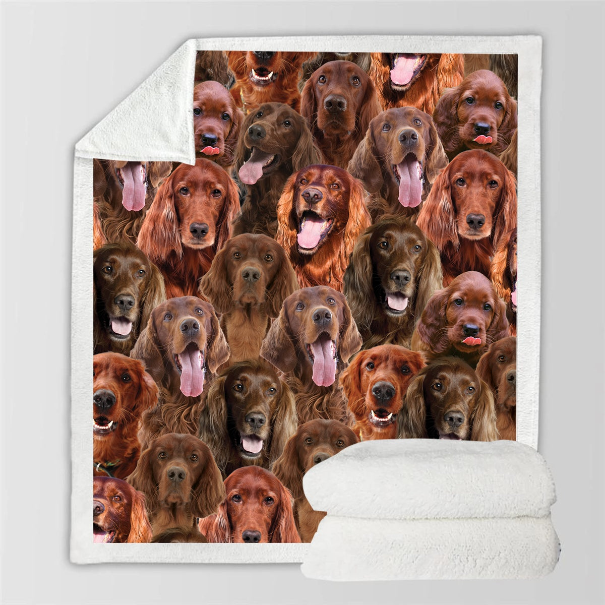 HKM-728595 Modern Printed Flannel Blanket for Pets - Available in Two Sizes