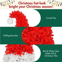 HKM-728723 6FT Artificial Christmas Tree with Clear LED Lights for Holiday Decor