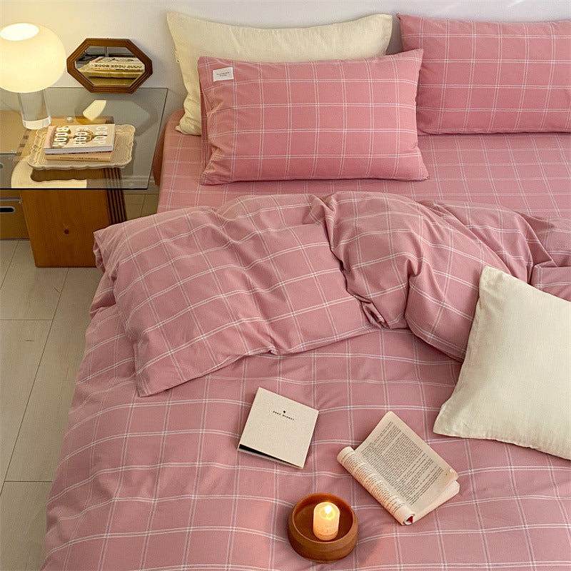 HKM-728723 Simple Cotton Washed Pillowcases - Reactive Dyed, 48x74 cm, Set of 2
