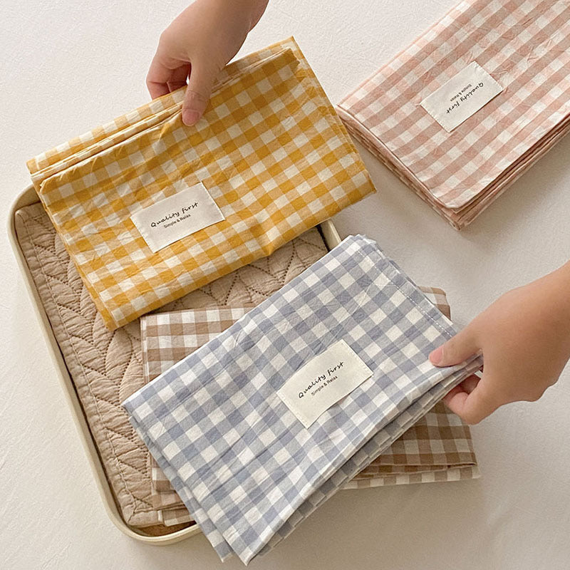 HKM-728723 Simple Cotton Washed Pillowcases - Reactive Dyed, 48x74 cm, Set of 2