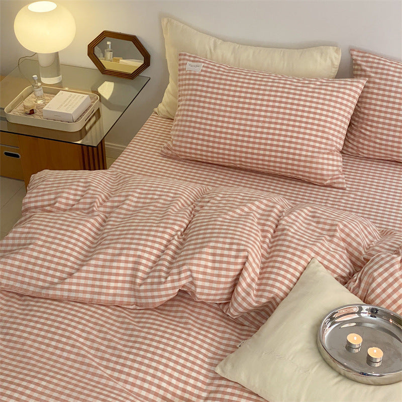 HKM-728723 Simple Cotton Washed Pillowcases - Reactive Dyed, 48x74 cm, Set of 2