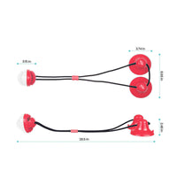 HKM-728787 Molar Tooth Cleaning Toy for Dogs - Bite-Resistant Suction Cup Design