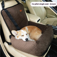 HKM-728787 Travel Car Cushion for Dogs - Soft Pet Bed in Various Plaid Colors