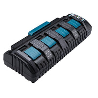 HKM-728787 Universal Fast Charger for 14.4V-18V Lithium-Ion Batteries - Charges 4 Batteries Simultaneously