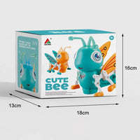 HKM-728851 Electric Walking Bee Toy with Flapping Wings, Light, and Music for Children Ages 2-4