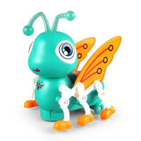 HKM-728851 Electric Walking Bee Toy with Flapping Wings, Light, and Music for Children Ages 2-4