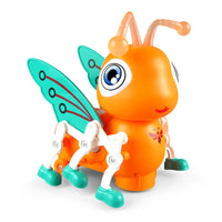 HKM-728851 Electric Walking Bee Toy with Flapping Wings, Light, and Music for Children Ages 2-4