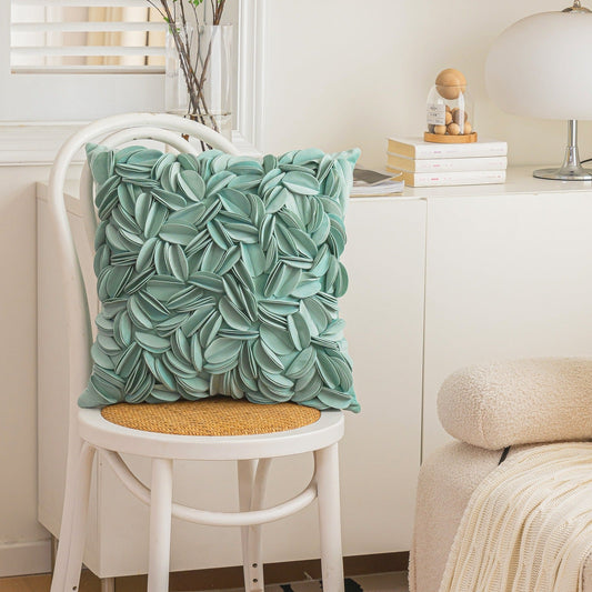 HKM-728979 Handmade Decorative Pillowcase Cover in Dutch Velvet - Multiple Colors Available