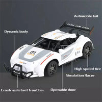 HKM-729171 1:14 Scale Openable Doors Electric Remote Control Racing Car - High Speed Drift Vehicle for Ages 5 & Up