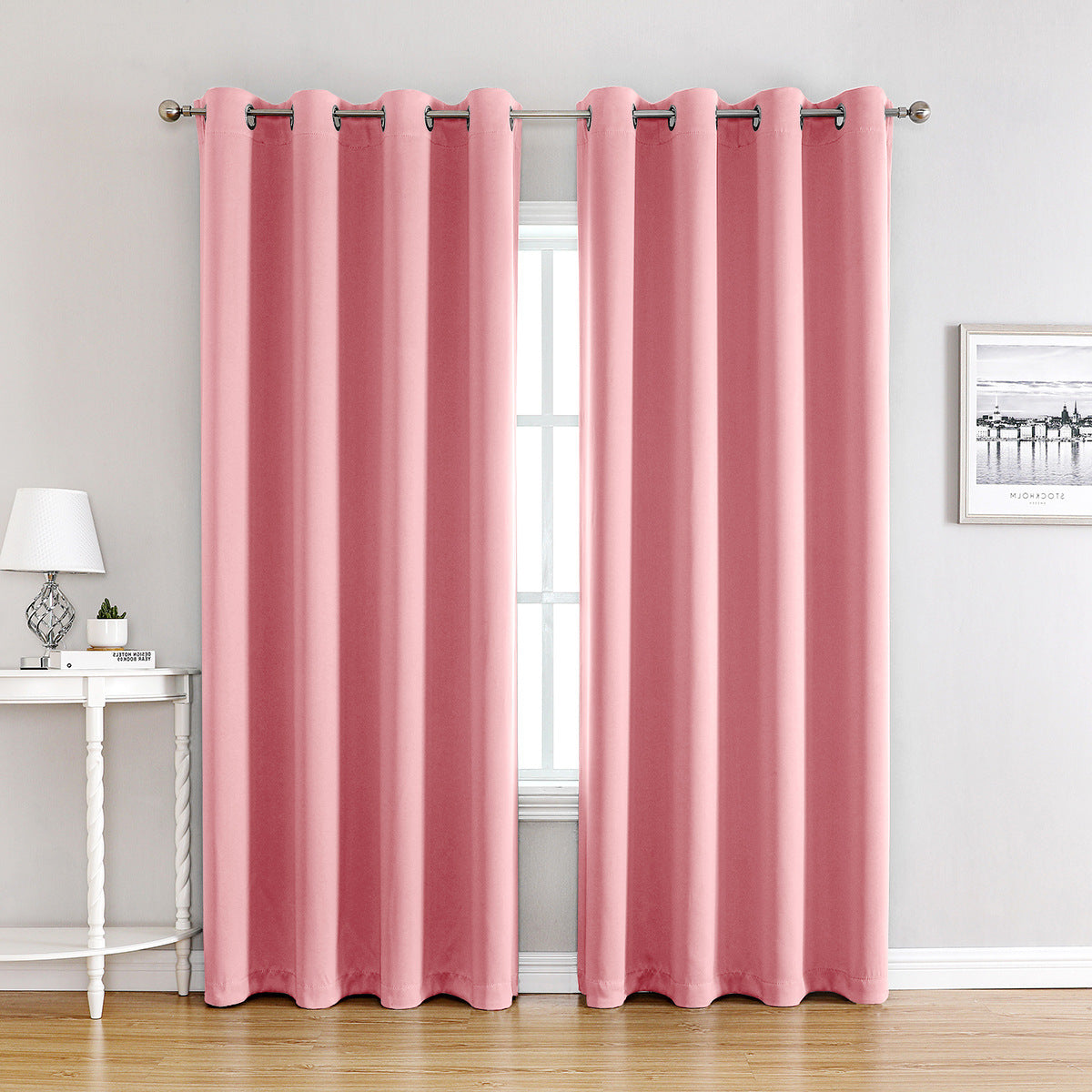 HKM-729299 Modern Simple High Precision Shading Curtain, Various Colors & Sizes Available