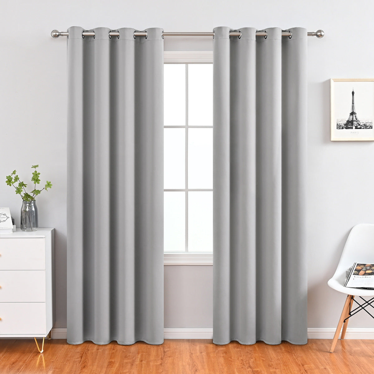 HKM-729299 Modern Simple High Precision Shading Curtain, Various Colors & Sizes Available