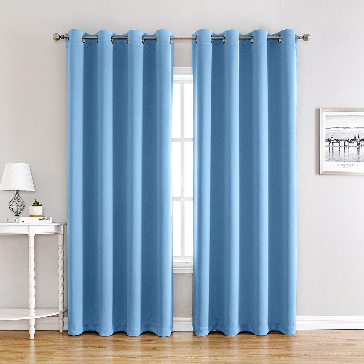 HKM-729299 Modern Simple High Precision Shading Curtain, Various Colors & Sizes Available