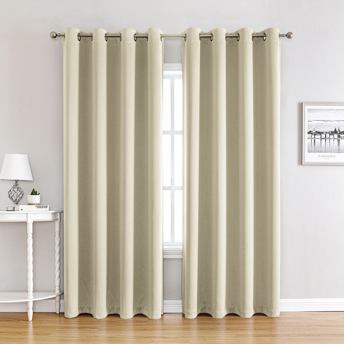 HKM-729299 Modern Simple High Precision Shading Curtain, Various Colors & Sizes Available