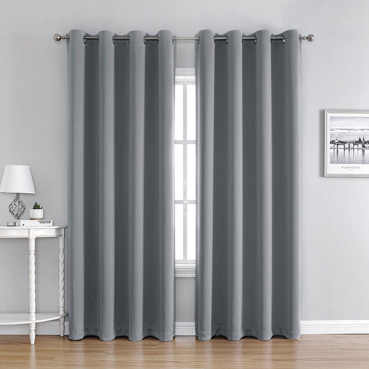 HKM-729299 Modern Simple High Precision Shading Curtain, Various Colors & Sizes Available