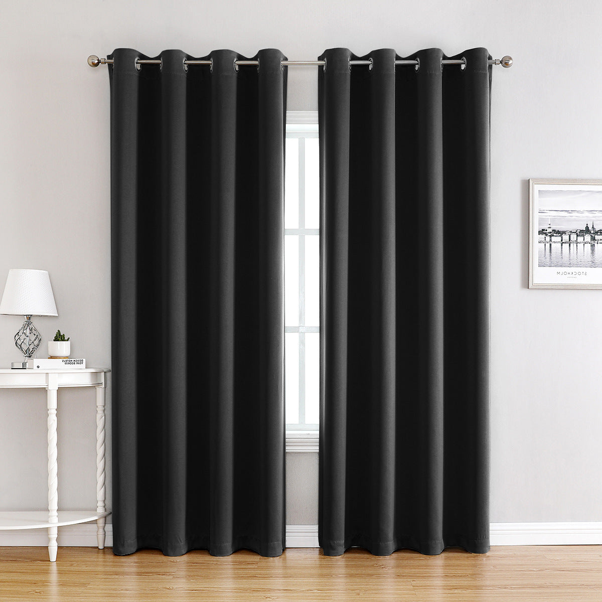 HKM-729299 Modern Simple High Precision Shading Curtain, Various Colors & Sizes Available