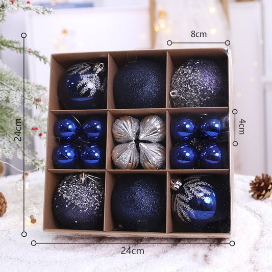 HKM-729363 Christmas Tree Decorative Ball Set in Various Colors and Sizes for Festive Decor