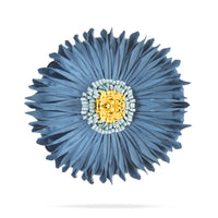HKM-729427 Light Luxury Round Chrysanthemum Pillow Cover in Multiple Colors, Dutch Velvet with PP Cotton Filling, 45cm Diameter