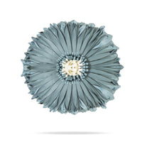 HKM-729427 Light Luxury Round Chrysanthemum Pillow Cover in Multiple Colors, Dutch Velvet with PP Cotton Filling, 45cm Diameter