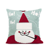 HKM-729555 Christmas Embroidery Pillow Case - 45x45cm Cotton Covers in Mixed Color Designs
