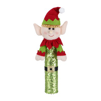 HKM-729555 Couple Elf Doll Set for Christmas Decorations - Male & Female Plush Toys