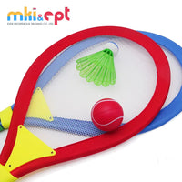 HKM-729555 EPT Beach Ball Racket Set for Kids - Inflatable Tennis Rackets for Outdoor Fun
