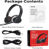 HKM-729811 Wireless Noise Reduction Earphones with Call Function and Voice Control, Black