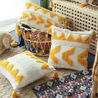 HKM-729875 Modern Minimalist Geometric Abstract Cotton Waist Pillowcase - Multi-Color Options
