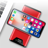 HKM-730131 20000mAh Wireless Charging Power Bank with Metal Housing and 72% Efficiency