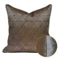 HKM-730579 Modern Minimalist Brown Sofa Cushion Collection - Various Sizes with Durable Polyester Fiber