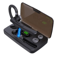 HKM-730643 Wireless Bluetooth Headset with Noise Reduction and Voice Control, Stereo Sound, Single Ear Usage