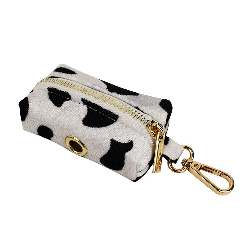 HKM-730771 Five-Piece Dog Accessory Set Including Collar, Leash, Bow, Vest, and Waste Bag