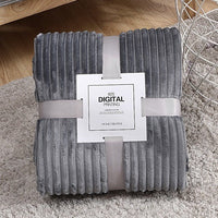 HKM-730899 Soft Coral Velvet Thickened Yoga Blanket for Comfort and Versatility
