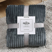 HKM-730899 Soft Coral Velvet Thickened Yoga Blanket for Comfort and Versatility