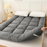 HKM-730899 Three-Dimensional Checkered King Size Mattress - Available in 4 Colors