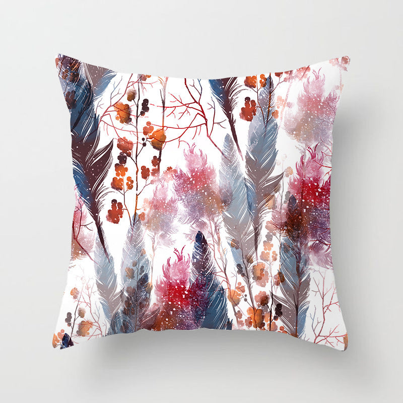 HKM-731027 Peach Skin Velvet Pillow Cover, 45x45 cm, Modern Simple Design