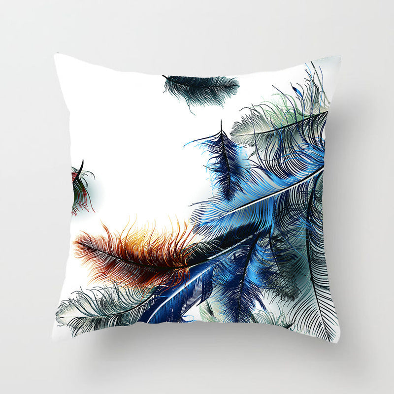 HKM-731027 Peach Skin Velvet Pillow Cover, 45x45 cm, Modern Simple Design