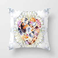 HKM-731027 Peach Skin Velvet Pillow Cover, 45x45 cm, Modern Simple Design