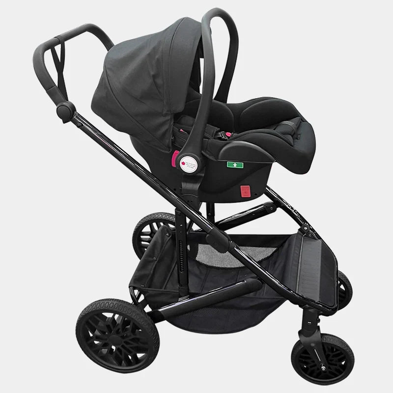 KTX-731091 4-in-1 High One Handed Folding Baby Stroller with Safety Seat
