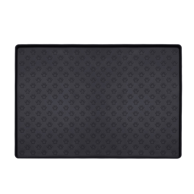 HKM-731091 Pet Mat with Anti-Slip and Leak-Proof Design, Made from 100% Food Grade Silicone, Ideal for Use in Oven, Microwave, and Refrigerator