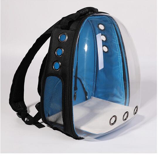 HKM-731091 Transparent Pet Backpack in Solid Colors - Medium Hardness, Plastic Material