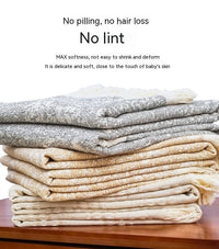 HKM-731219 Cotton Linen Tassel Blanket - Solid Colors, 130x150cm, Modern Design