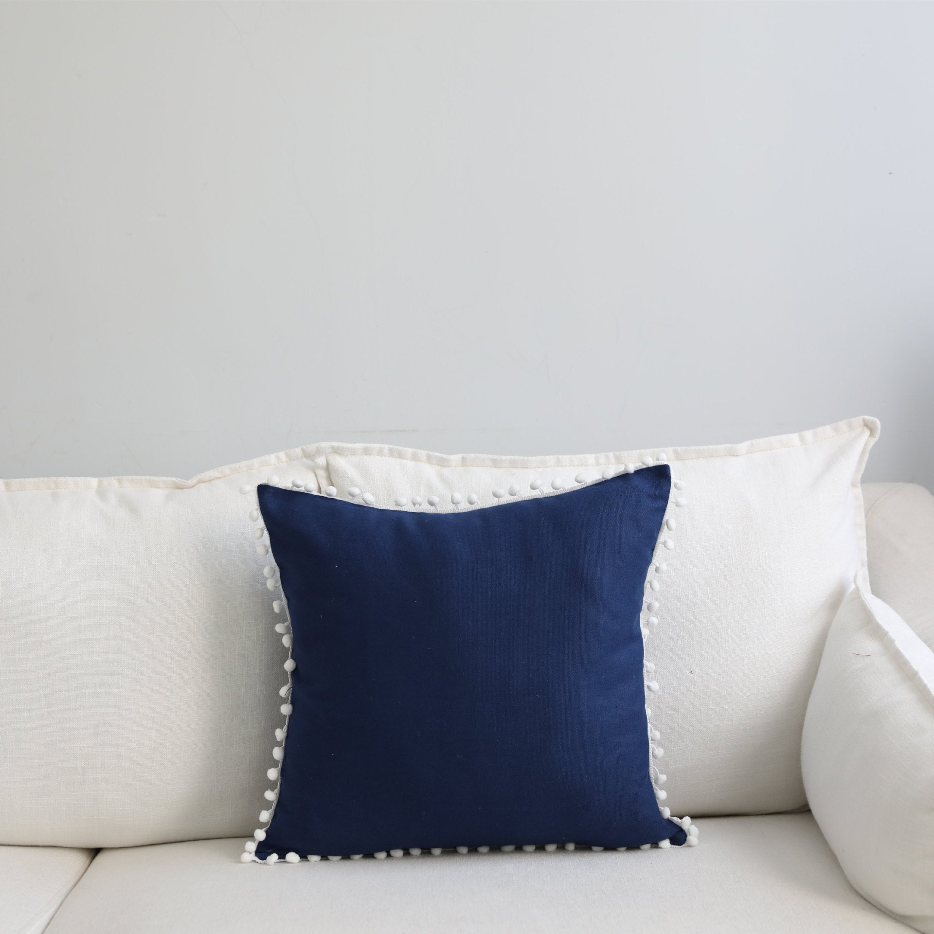 HKM-731219 Geometric Cotton Linen Waist Pillow Cover – Modern Design for Comfort and Style