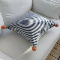 HKM-731219 Geometric Cotton Linen Waist Pillow Cover – Modern Design for Comfort and Style