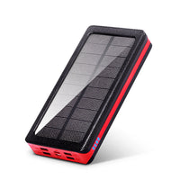 HKM-731283 Large-Capacity 30000 mAh Solar Power Bank with Durable Plastic Shell