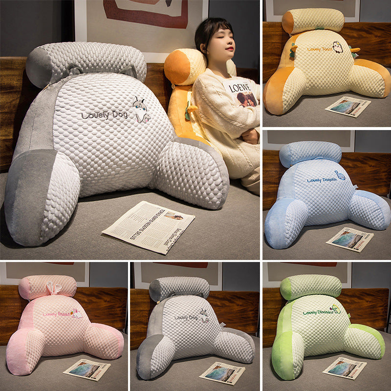 HKM-731347 Cute Cartoon Animal Waist Support Cushion in Various Colors and Sizes