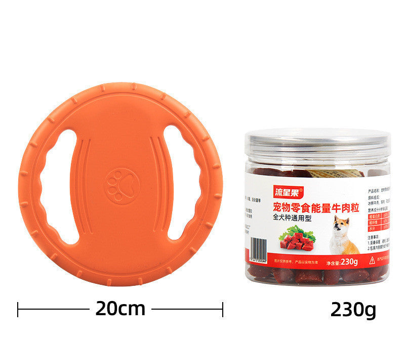 HKM-731347 Dog Training Supplies Set with Bite-Resistant Interactive Toys and Beef Cubes