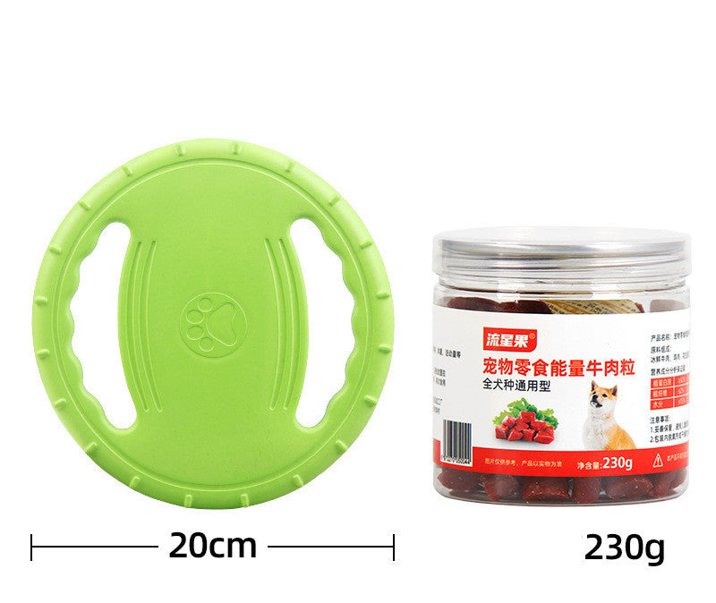 HKM-731347 Dog Training Supplies Set with Bite-Resistant Interactive Toys and Beef Cubes