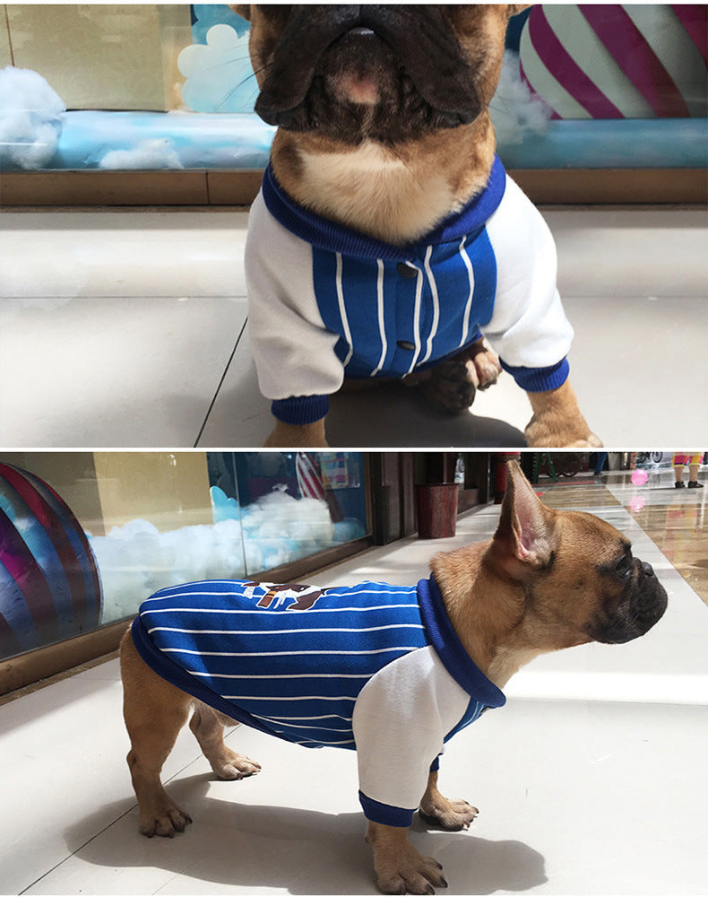 HKM-731475 Cozy Cotton Velvet Sweater for Small to Medium Dogs
